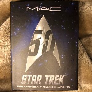 MAC Star Trek 50th anniversary magnetic lapel pin